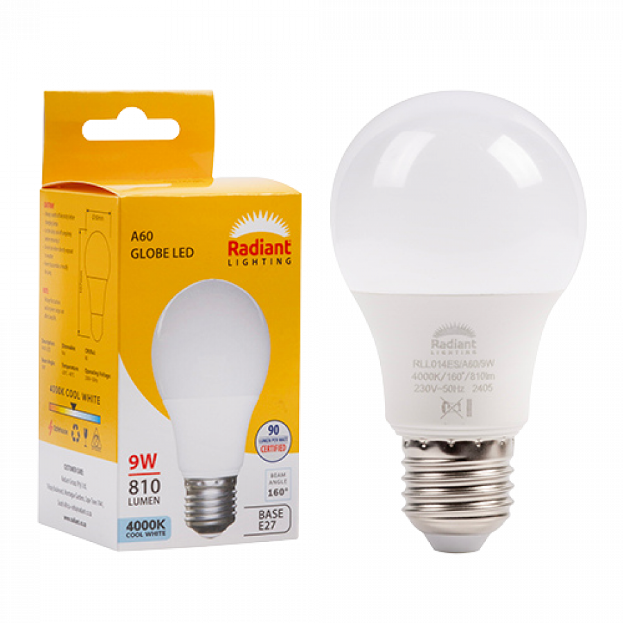 Aromatech Radiant A60 9W LED Lamp