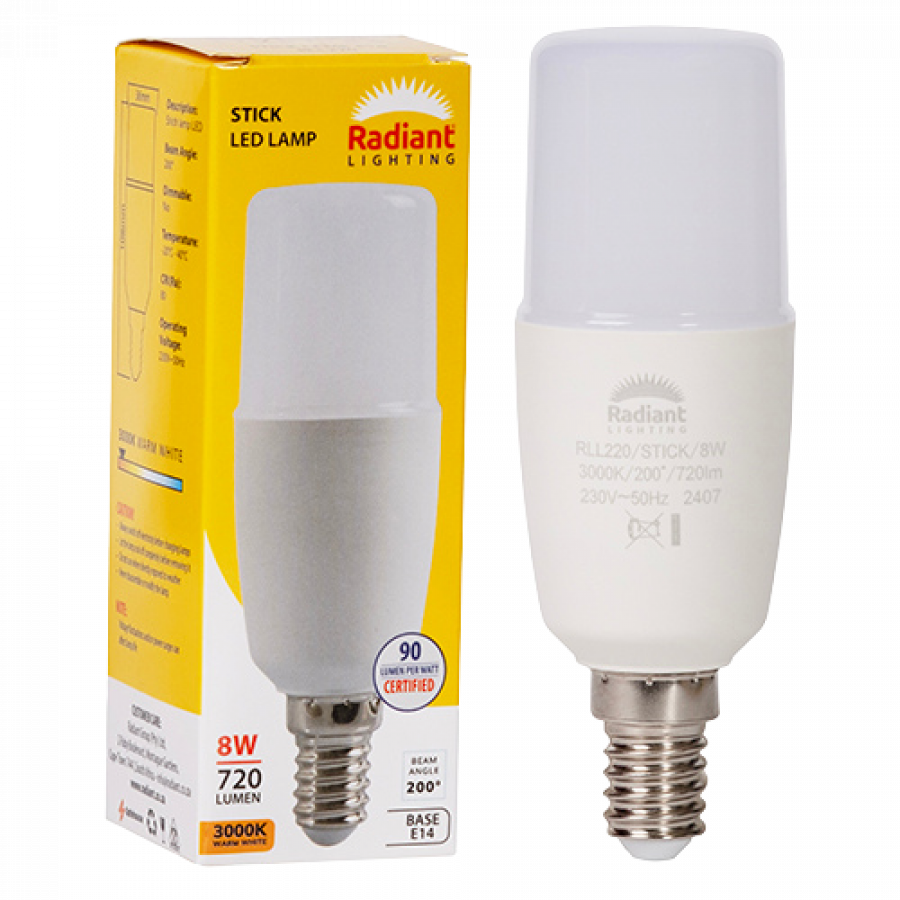 Aromatech Radiant Stick Lamp 8w LED E14