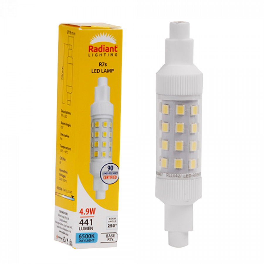 Aromatech Radiant QI Clear 4.9W/10W LED R7s