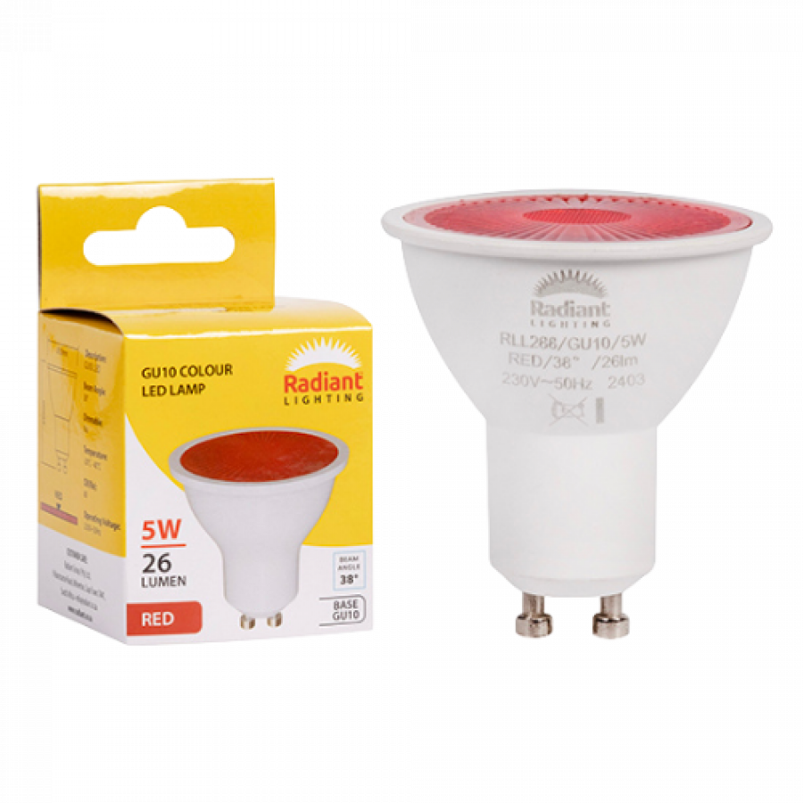 Aromatech Radiant GU10 Coloured 5W LED Lamp